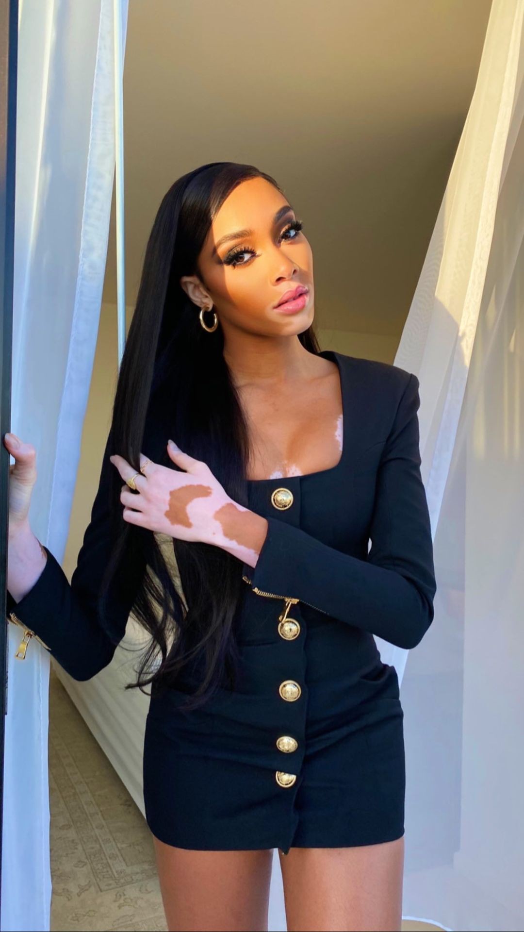 winnie-harlow-sexy-in-tiny-black-dress-thefappening-cfd-3 winnie harlow sexy in tiny black dress thefappening cfd 3