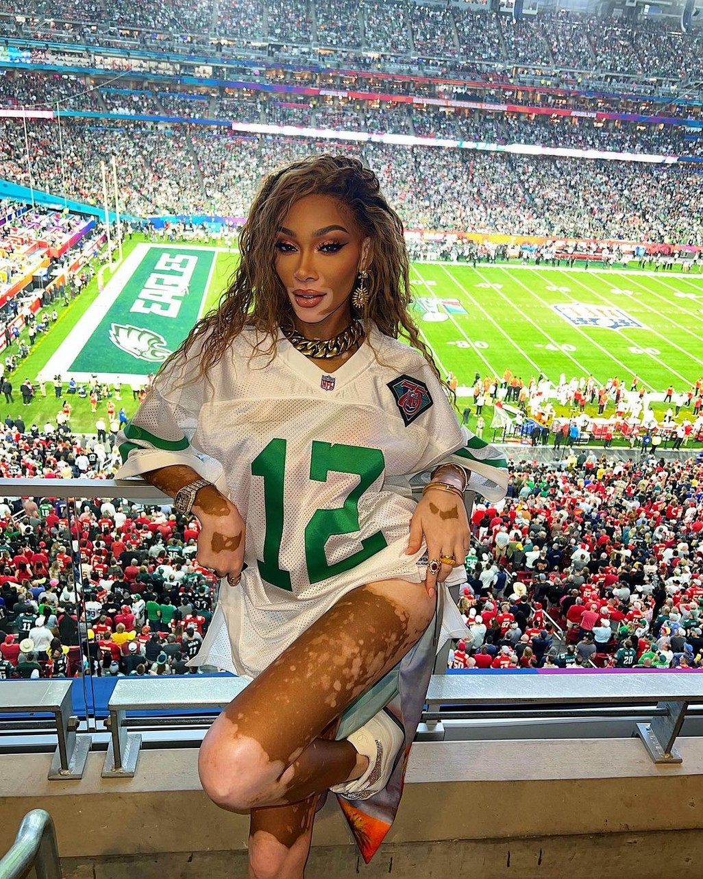 winnie-harlow-sexy-thefappening-cfd-1-1 Winnie Harlow Upskirt At Super Bowl 2023