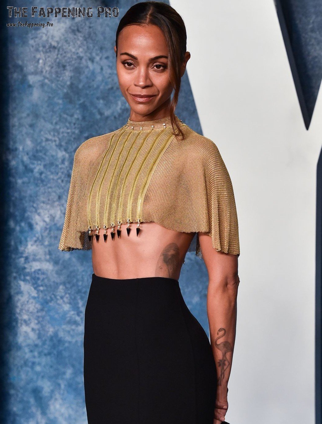 Zoe Saldana Tits