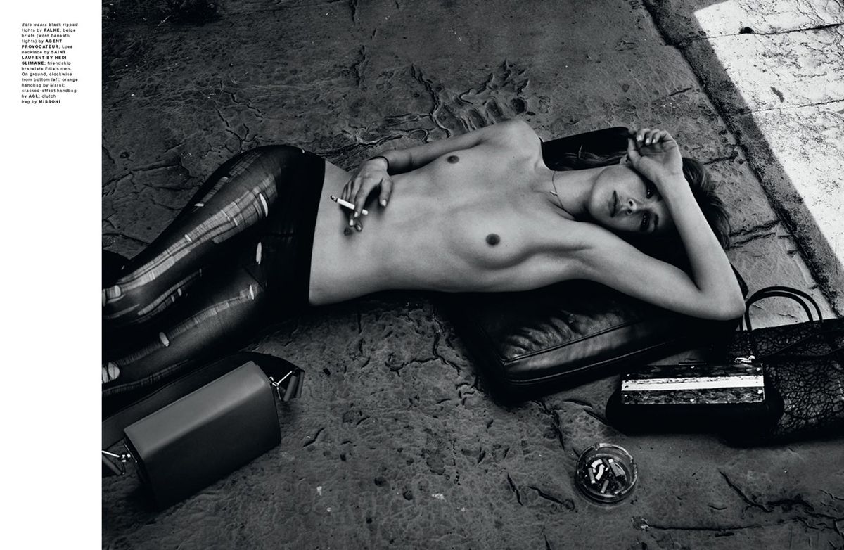 Edie Campbell Topless 3