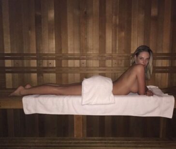 Genevieve Morton Leaked Nude Photos in Sauna 25 Genevieve Morton Nude