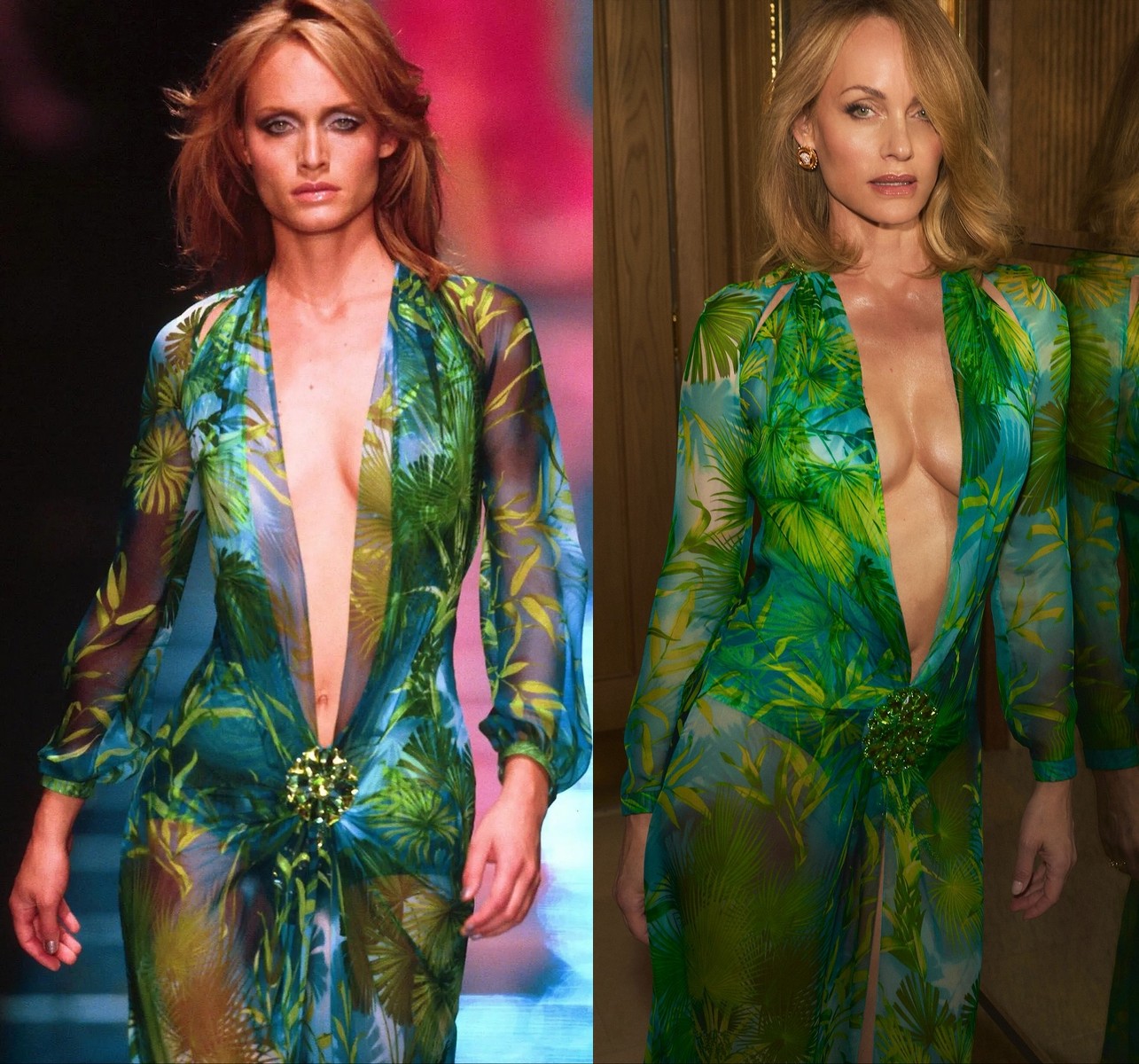 Amber Valletta Sexy In 1999 And 2025