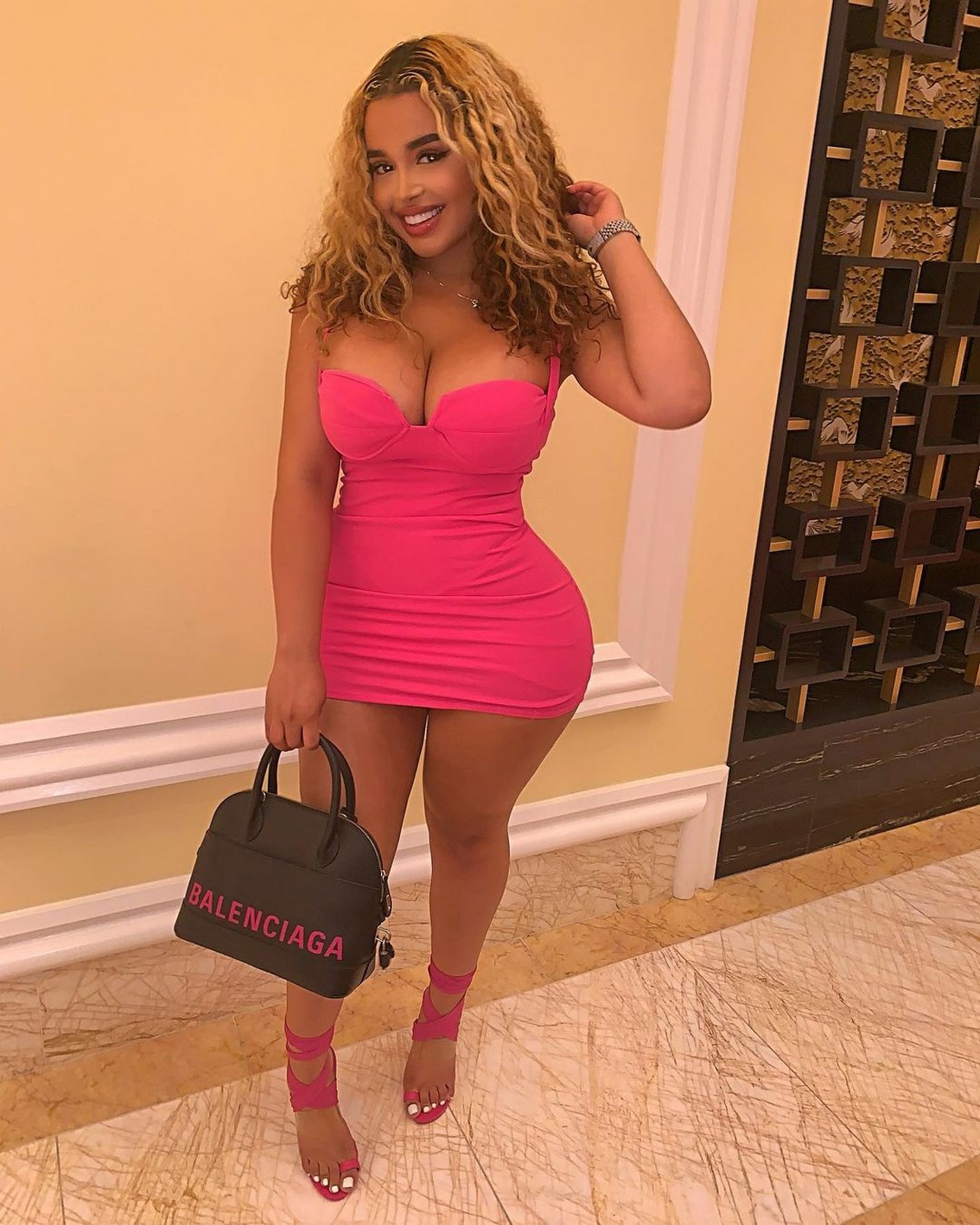 Giselle Lynette Little Pink Dress